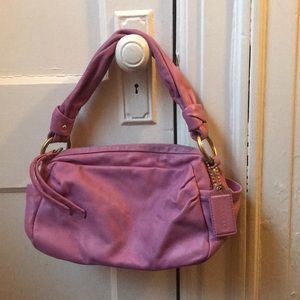 Coach leather shoulder bag